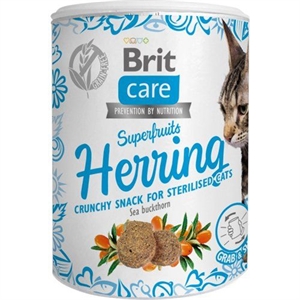 Brit Care Katzensnack Superfruits mit Hering 100 g