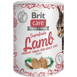 Brit Care Katzen Snack Superfruits mit Lamm 100 g