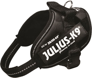 Julius K9 IDC Hundegeschirr - Brustumfang 29 bis 36 cm schwarz Größe Baby 1