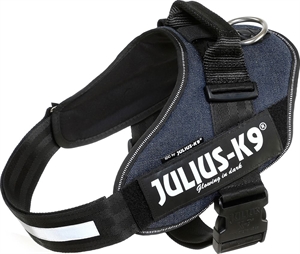 Julius K9 IDC - Hundegeschirr - Brustumfang 71 bis 96 cm dunkel Jeans Größe XLarge