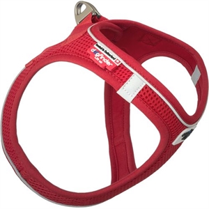 Curli Air-Mesh Hundegeschirr mit magnetischem schnalle 2XS - Brustumfang 30 - 35 cm - Rot