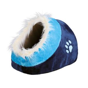 Trixie Minou Katzen- und Hundehöhle 35 x 26 x 41 cm dunkelblau - blau