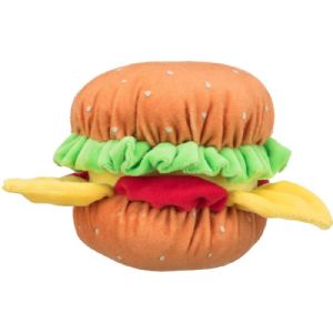 Trixie Hundespielzeug Burger Plüsch 13 cm